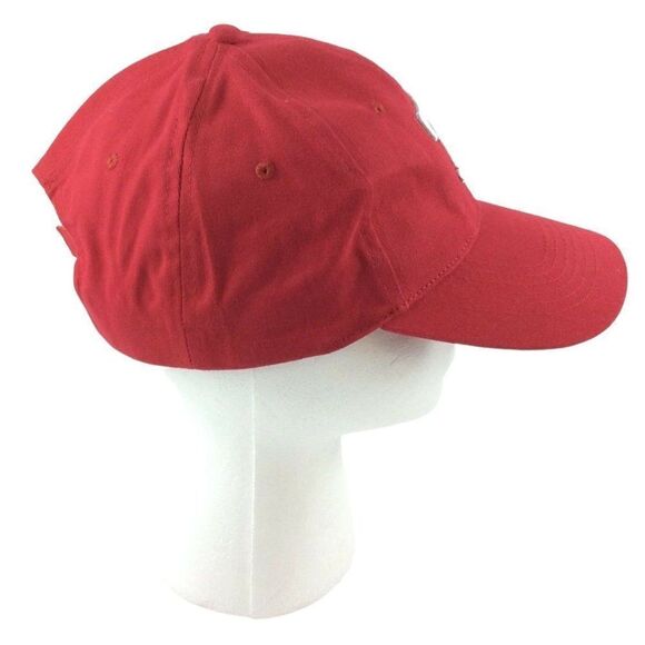 Texas Rangers MLB Embroidered Hat Cap Red Cotton Blend Hook Loop Adjustable - Picture 2 of 6